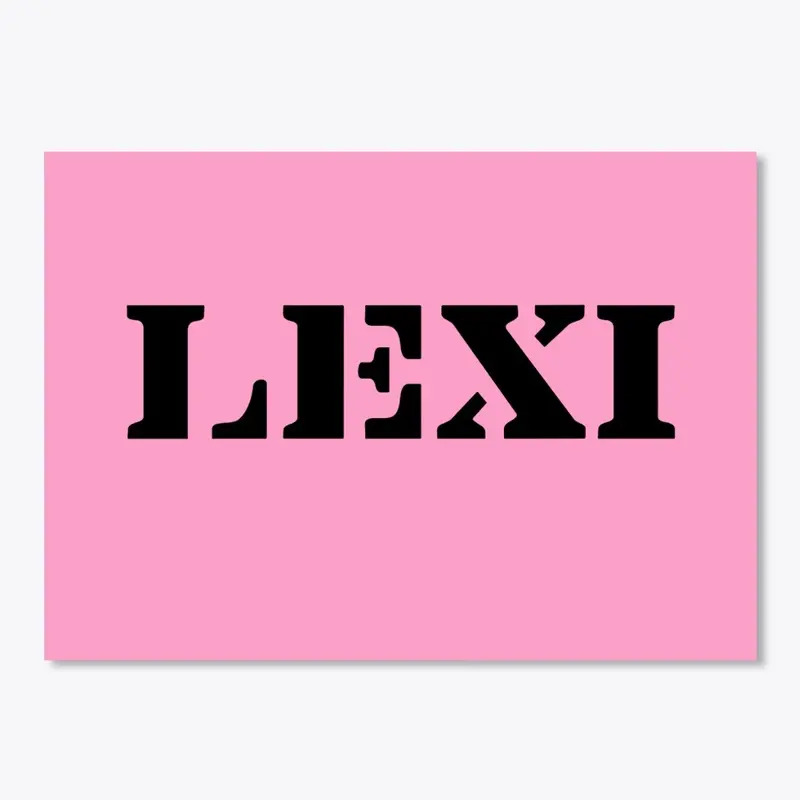 Lexi sticker